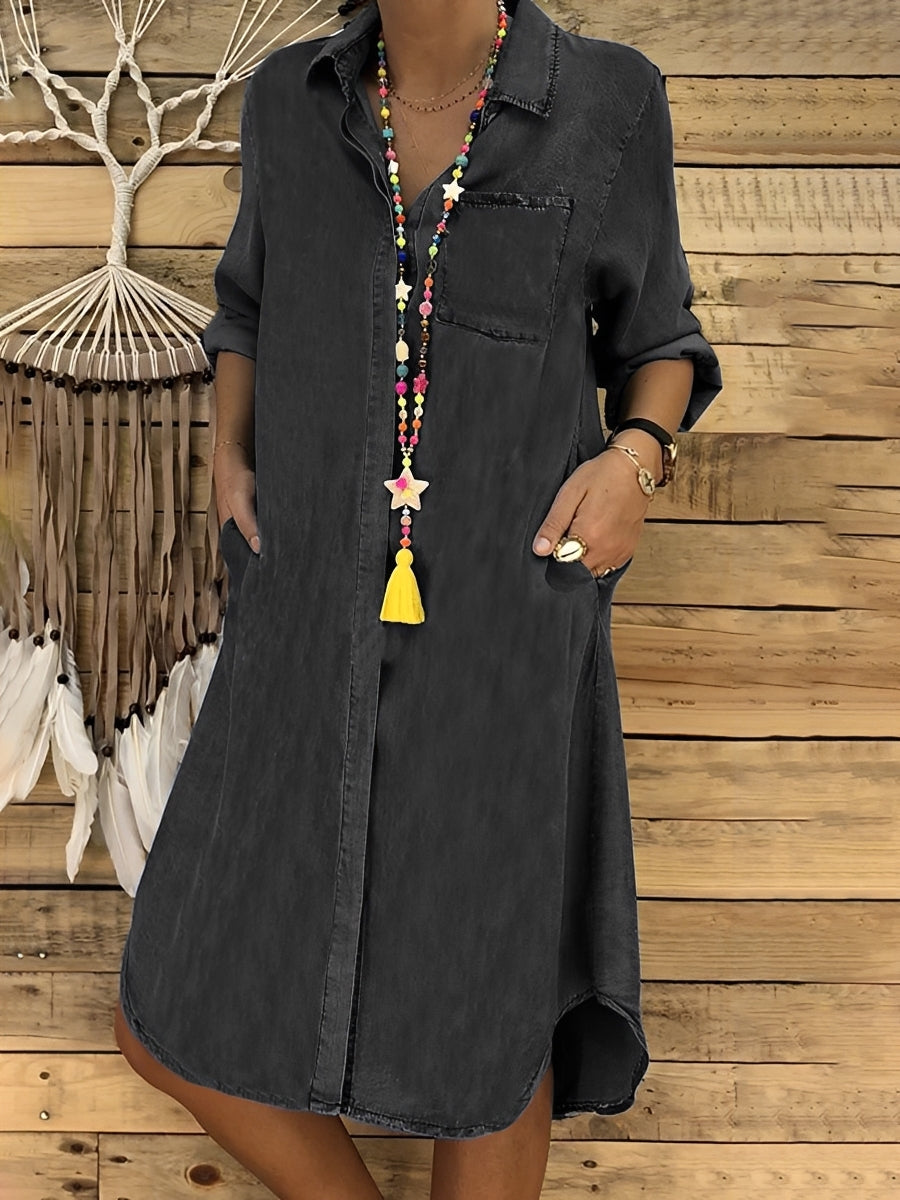 Kristina - Robe large en jean