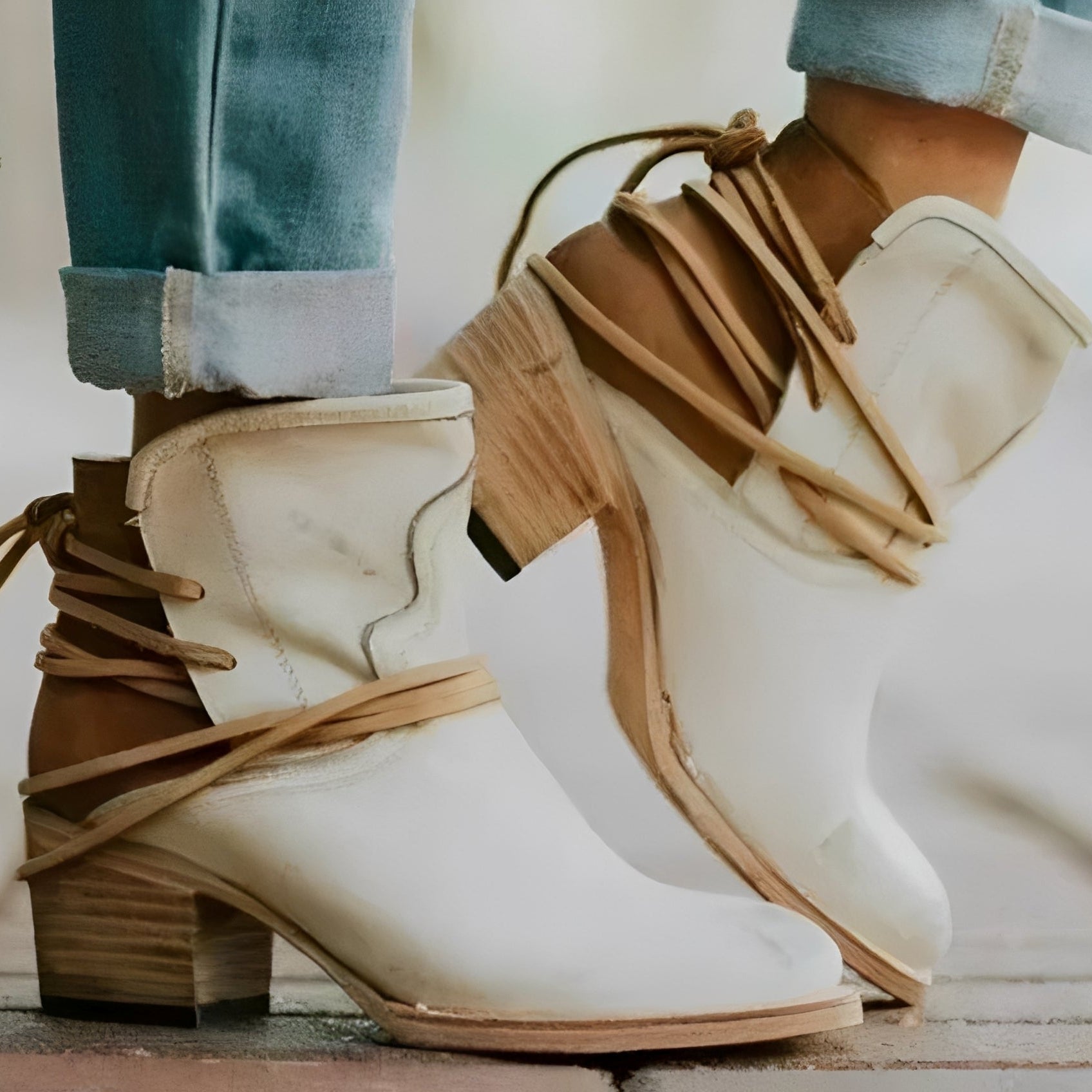 Jesse - Bottes féminines tendance avec talons hauts