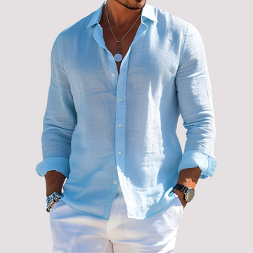 Dale – Chemise à manches longues pour hommes – Décontractée et relax
