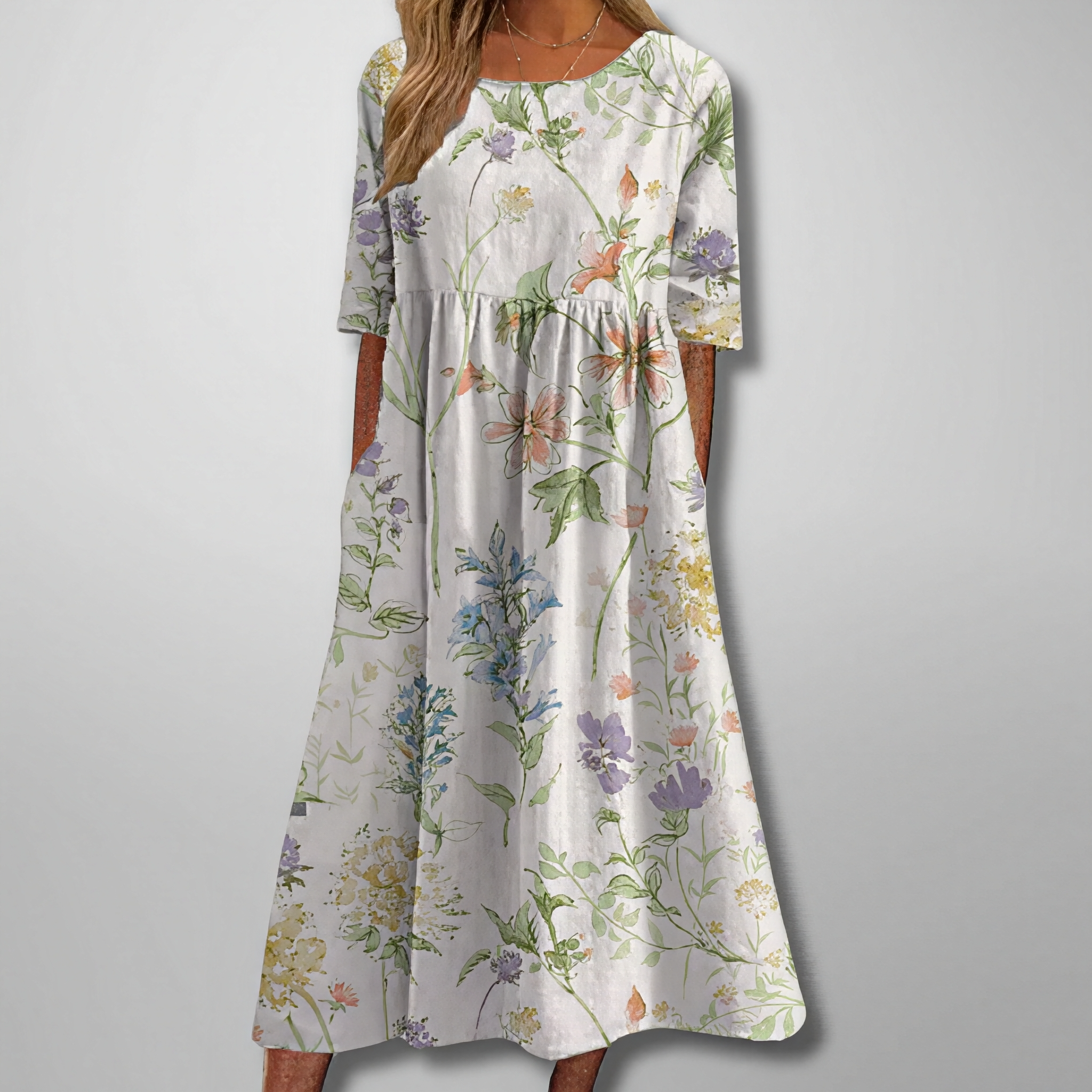 Gail – Robe maxi florale pour femmes