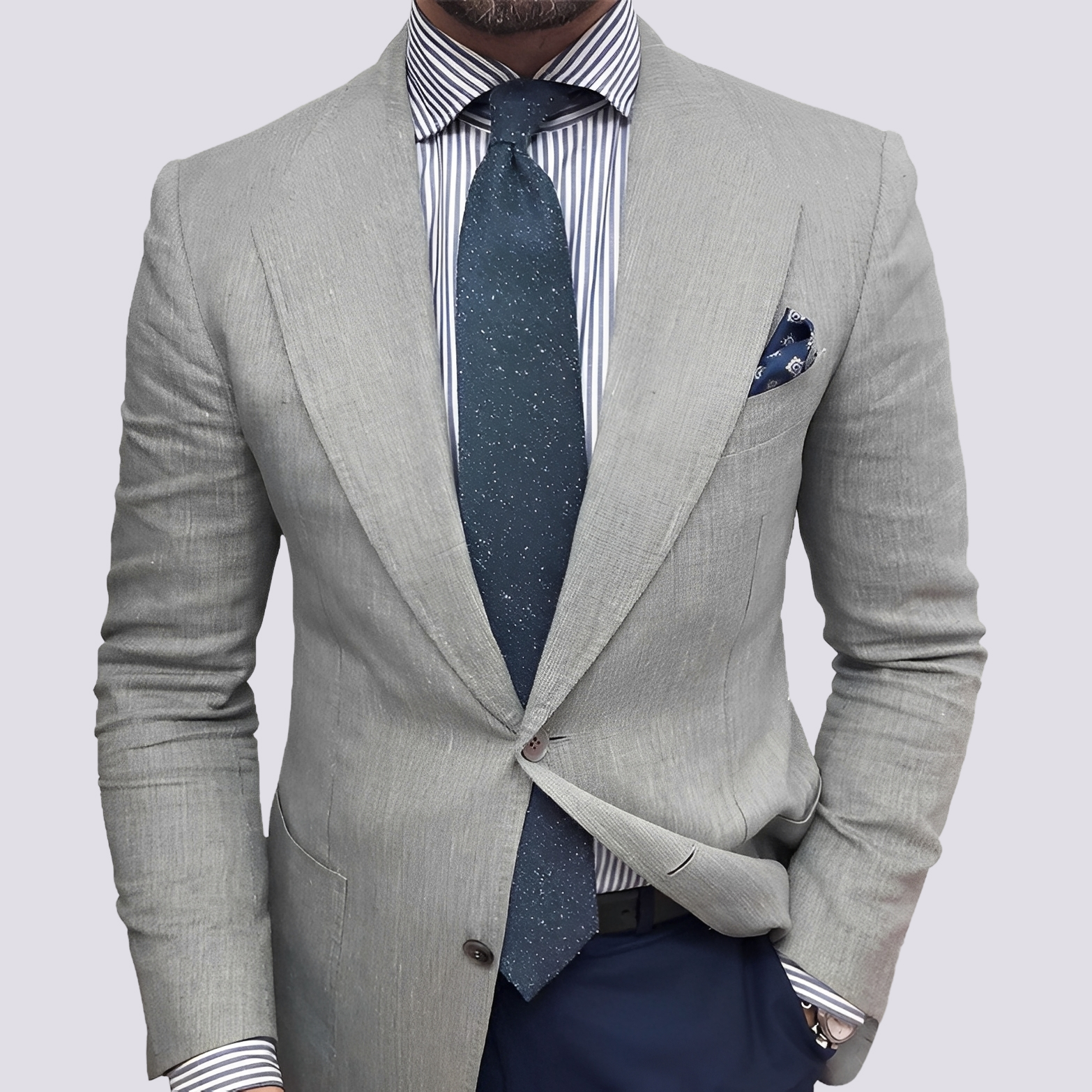 Tristan – Veste de costume homme – parfaite pour événements festifs