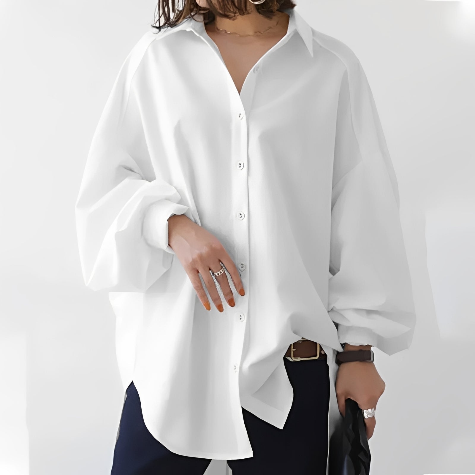 Brittney - Blouse large et décontractée