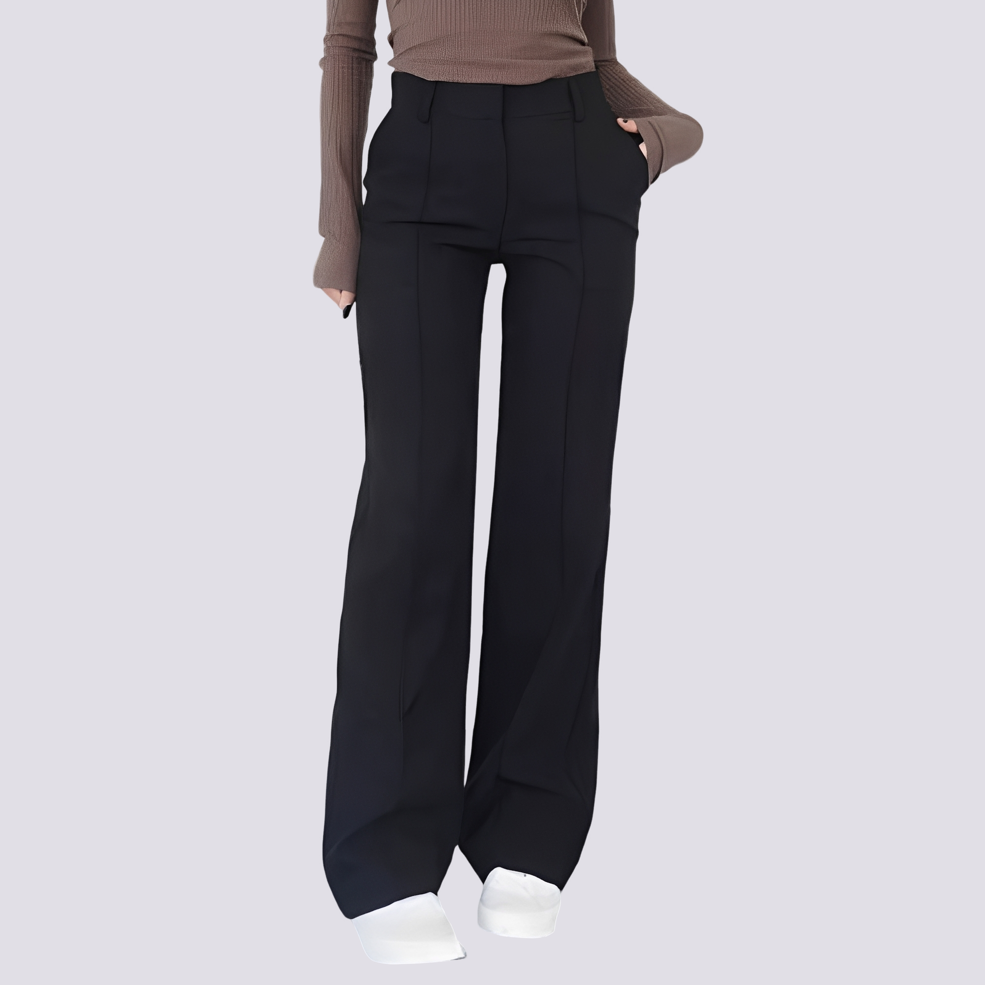 Herbie - Pantalon Décontracté Taille Haute