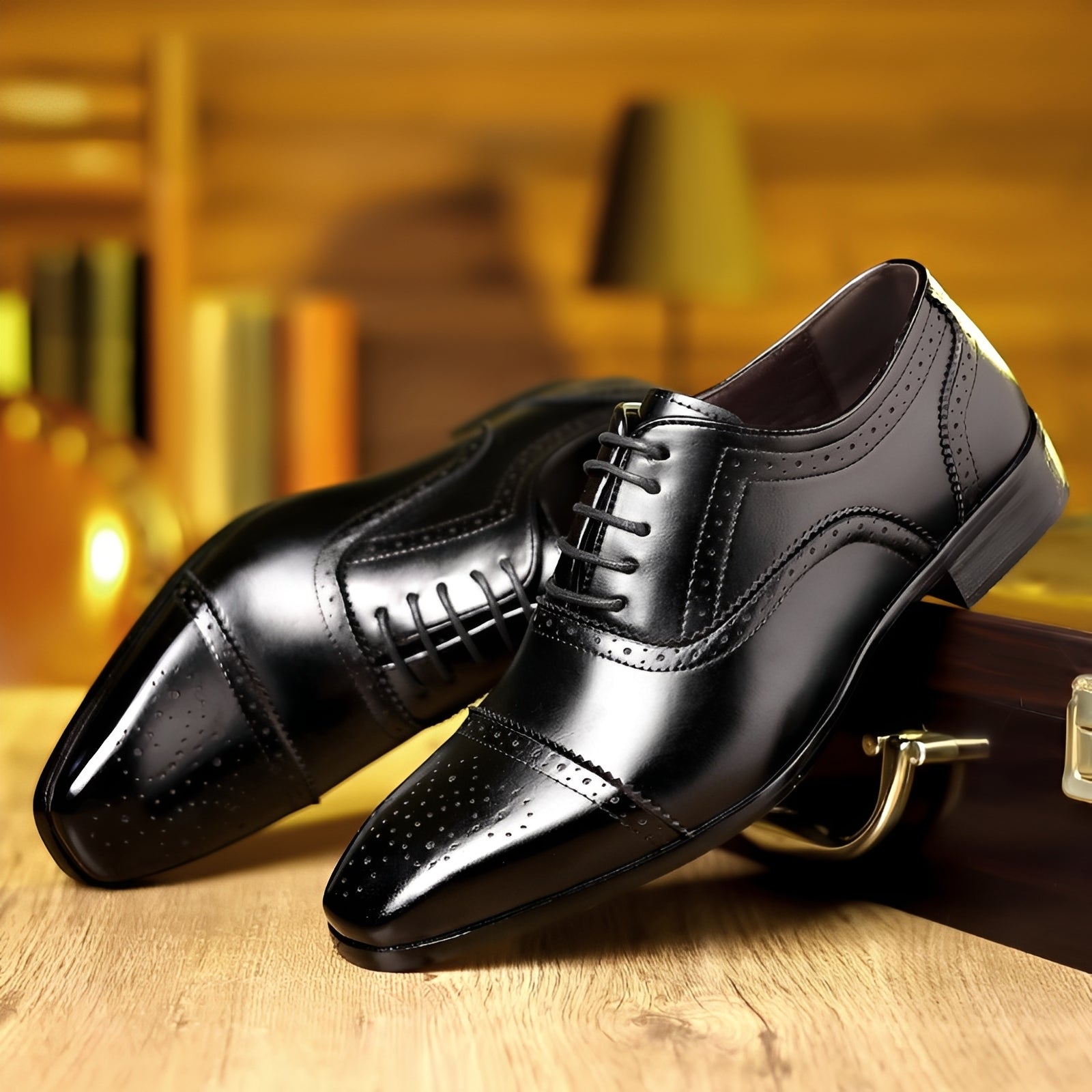 Ronan - Chaussures rétro à bouts pointus pour hommes