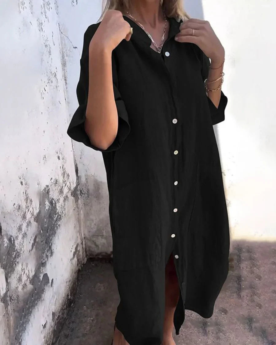 Valerie – Robe chemise décontractée pour femmes