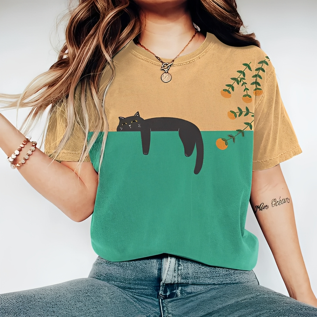 Nadine - Un t-shirt à la mode et raffiné pour femme