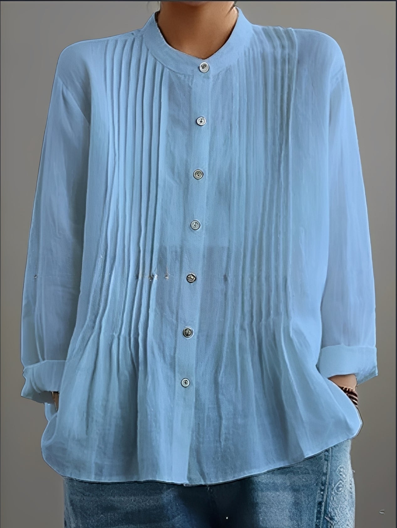 Tiphanie - T-shirt chic manches longues pour femmes