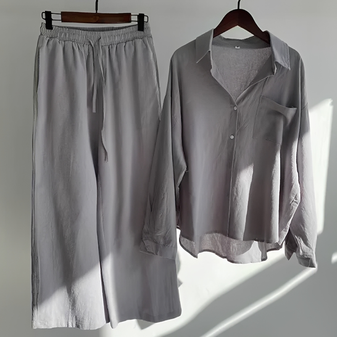 Madalynn - Ensemble Pantalon Large