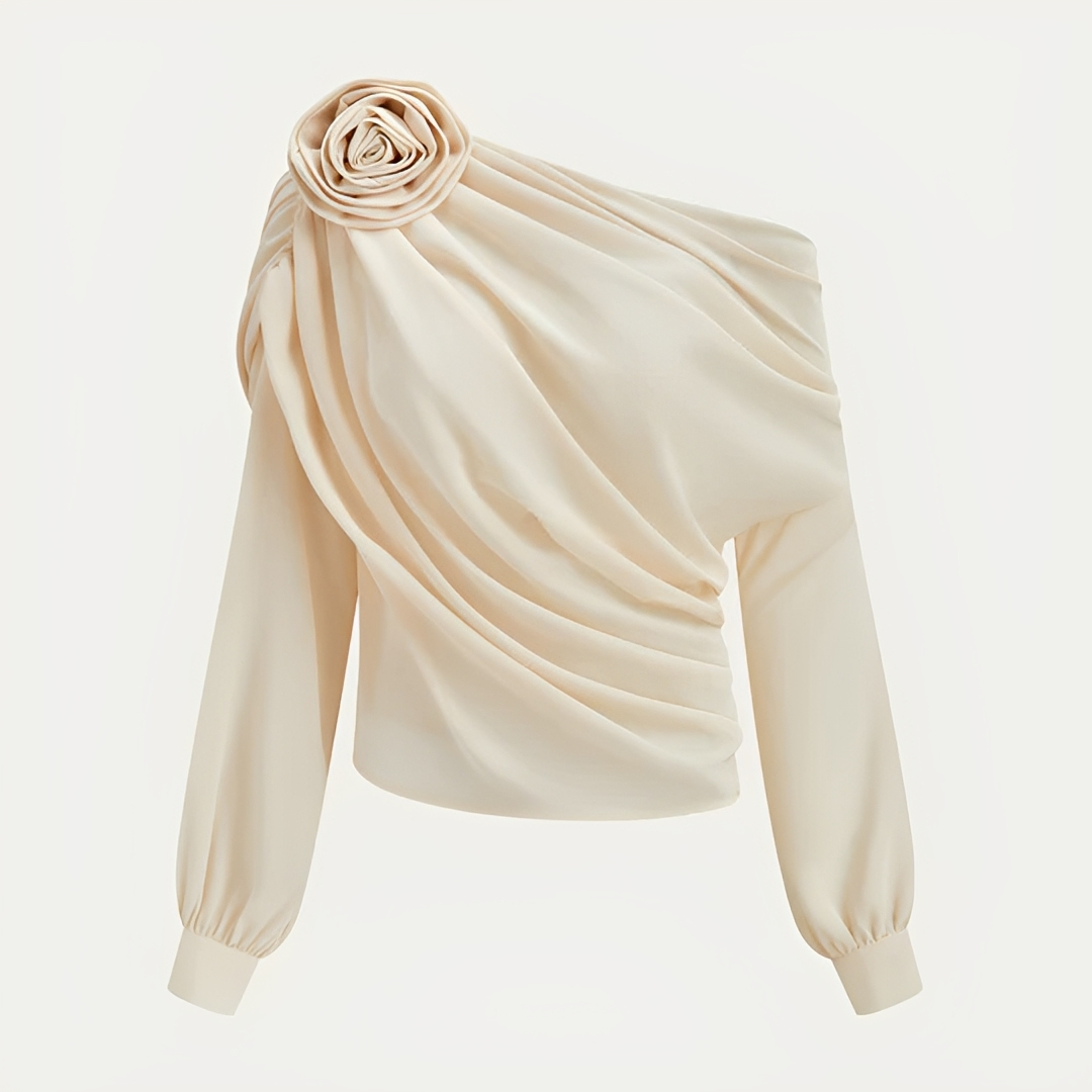 Ellise - Blouse moderne à coupe asymétrique
