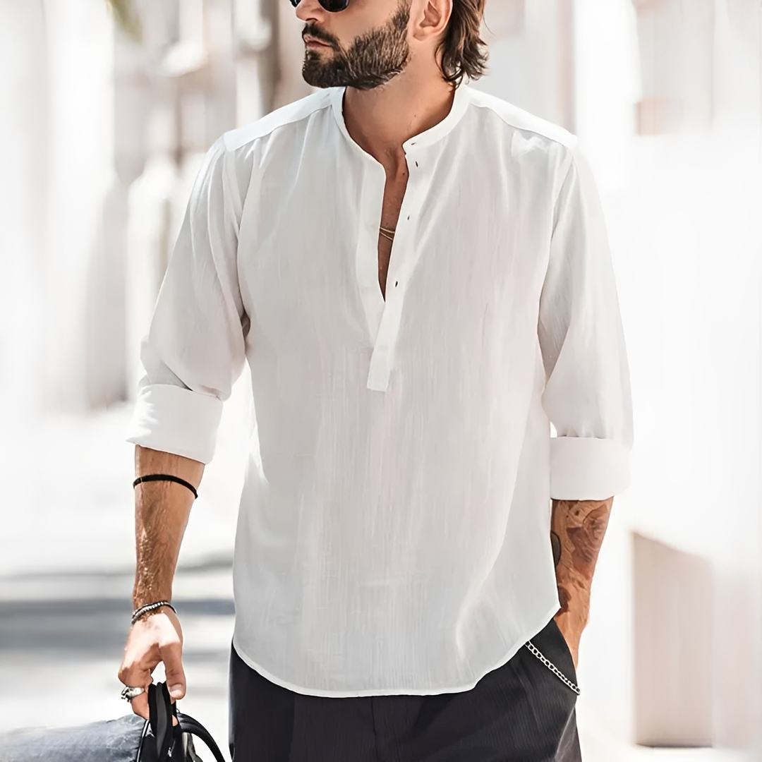 Enrico - Chemise homme estivale, légère et tendance