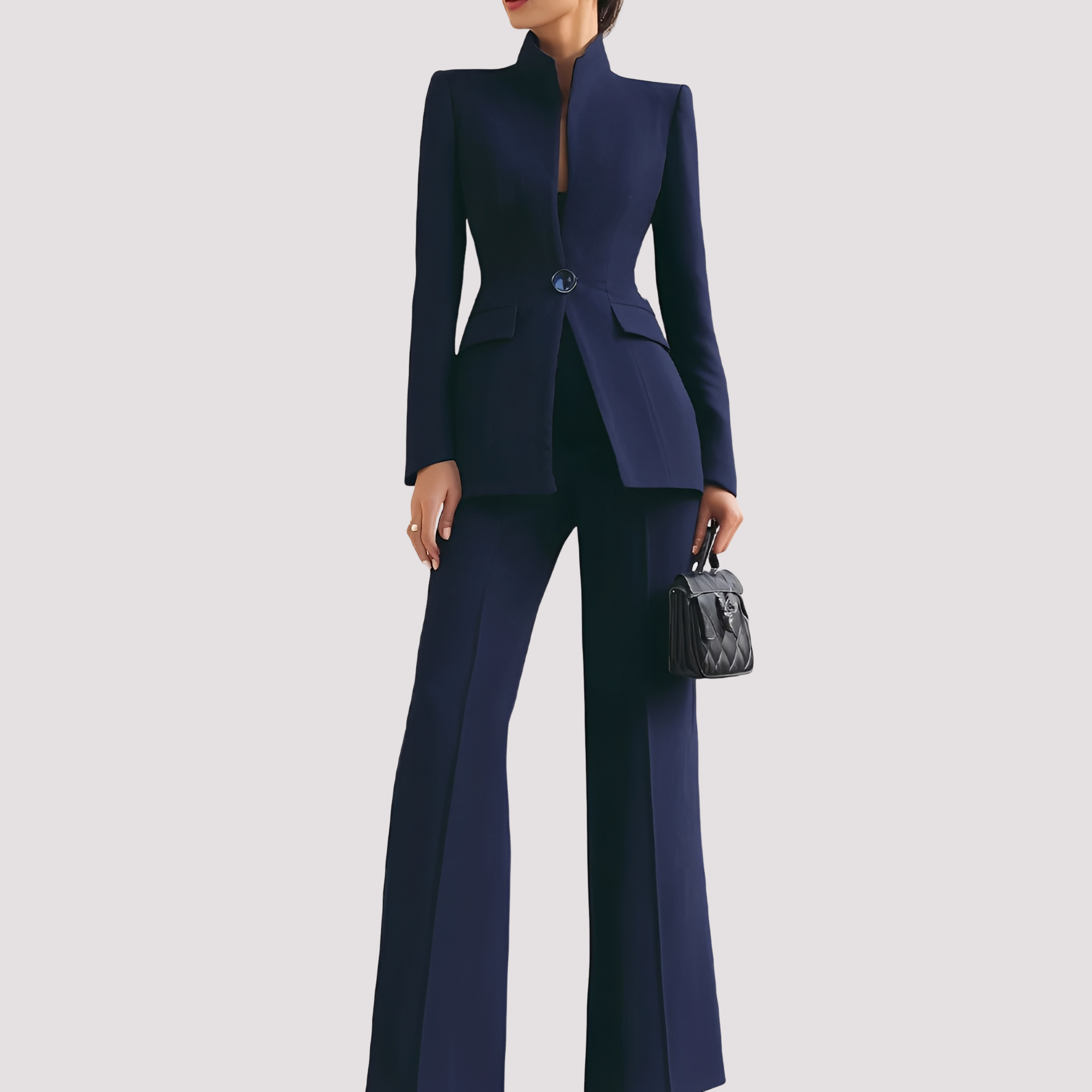 Jean - Costume Chic avec Un Bouton