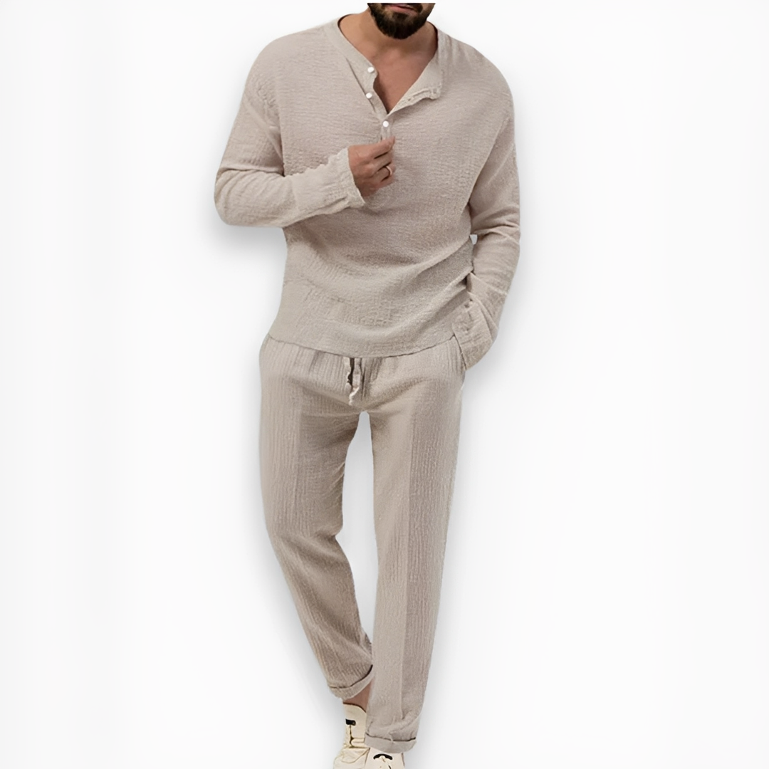 Eduard - Ensemble homme été avec haut et pantalon