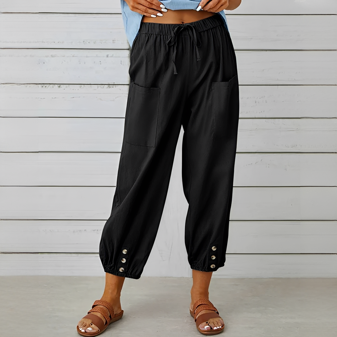 Scarlett - Pantalon confortable à lacets