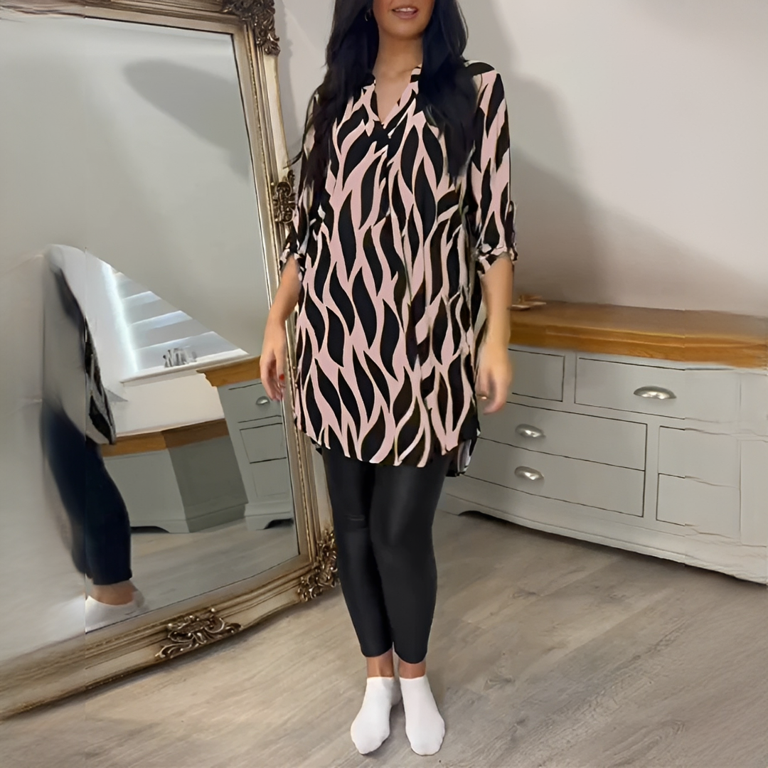 Desiree - Blouse raffinée à col en V