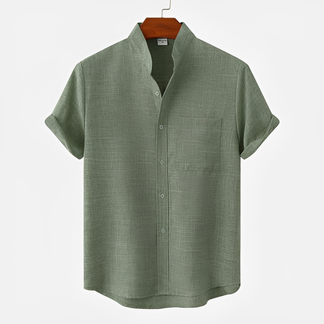 Hayden - Polo uni à boutons