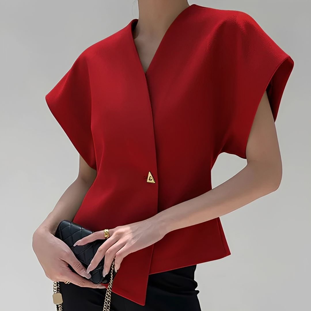 Ariella - Blouse stylée à col en V
