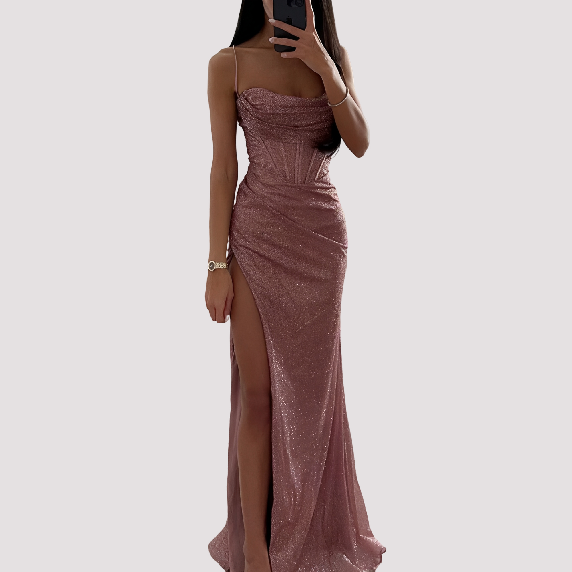 Bonnie - Robe Longue Élégante avec Fente