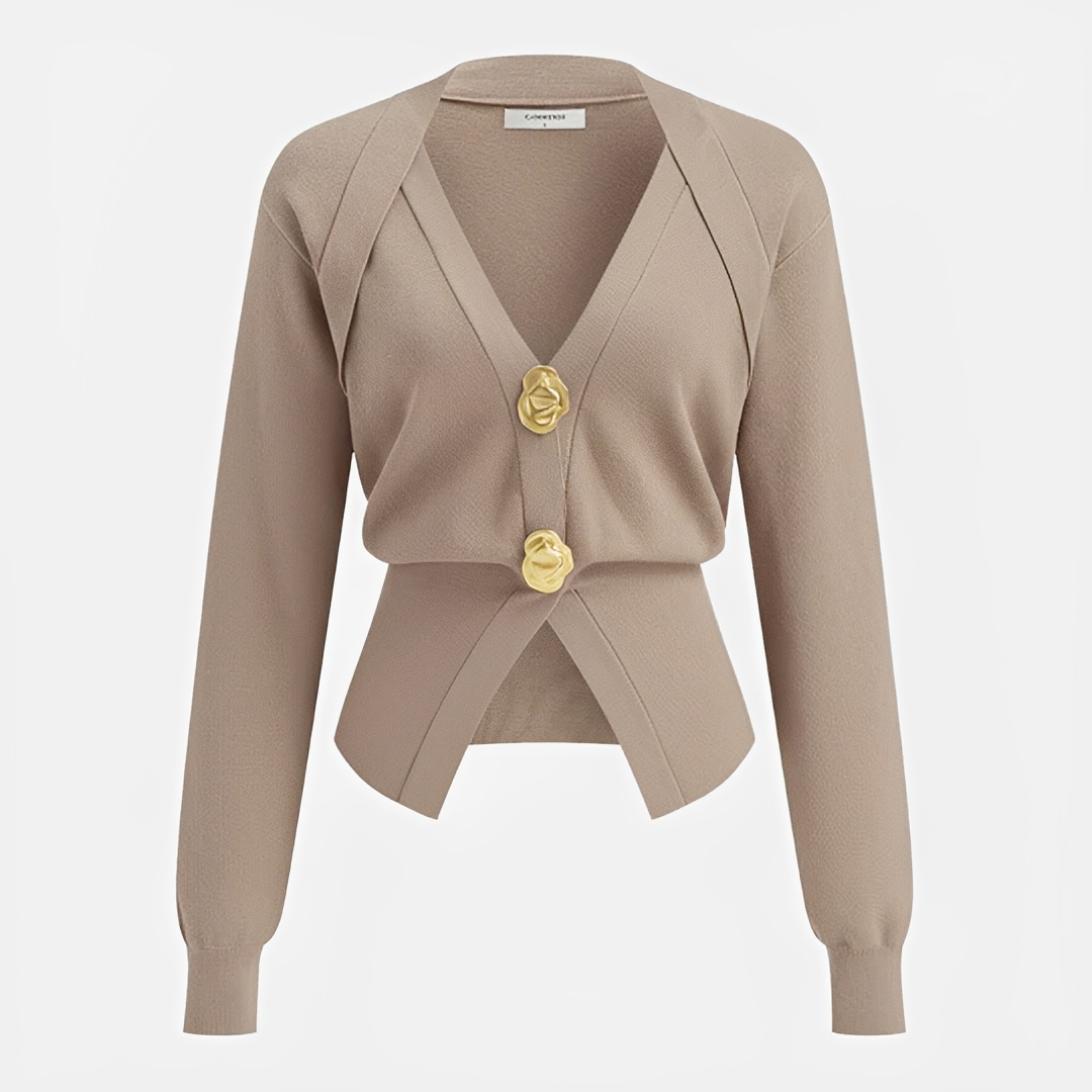 Kisha - Gilet Chic à Col en V