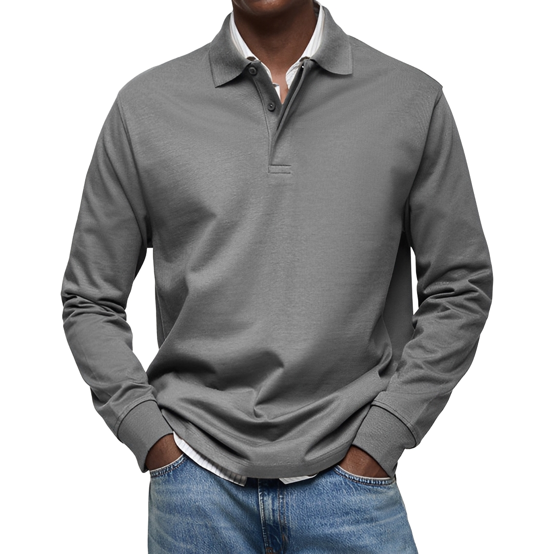 Argus - Polo à manches longues pour homme