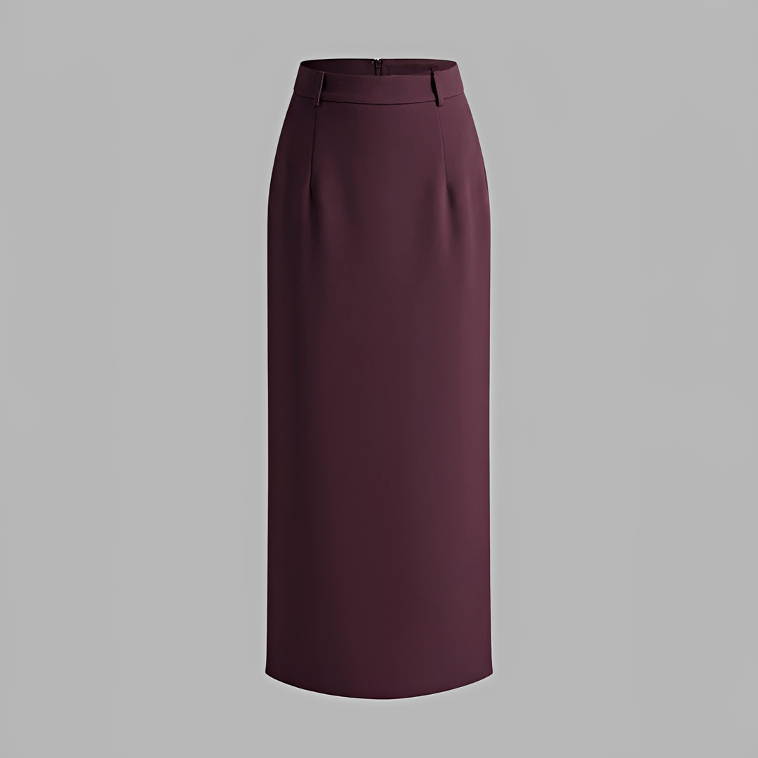 Alita - Jupe maxi fendue chic