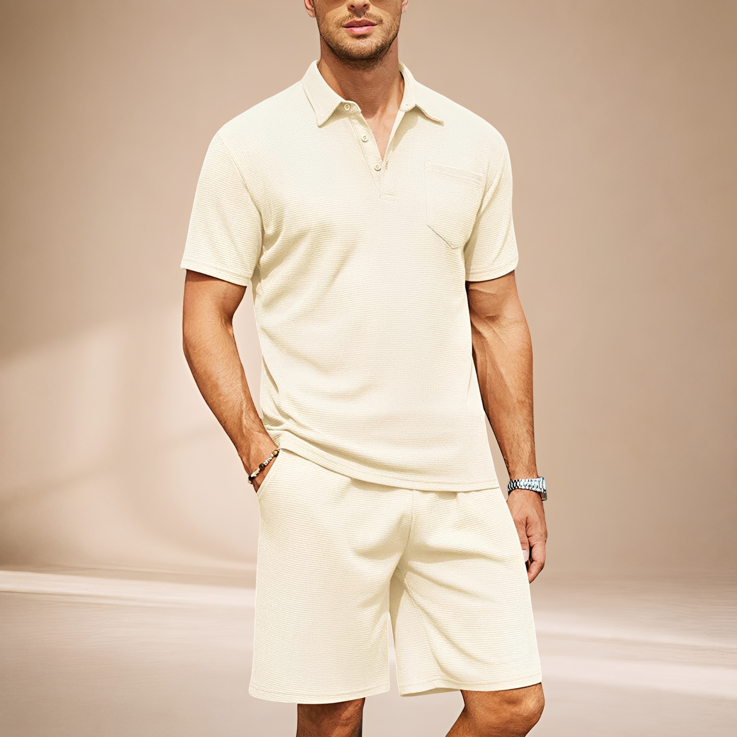 Barry - Ensemble Polo Texturé Cintré