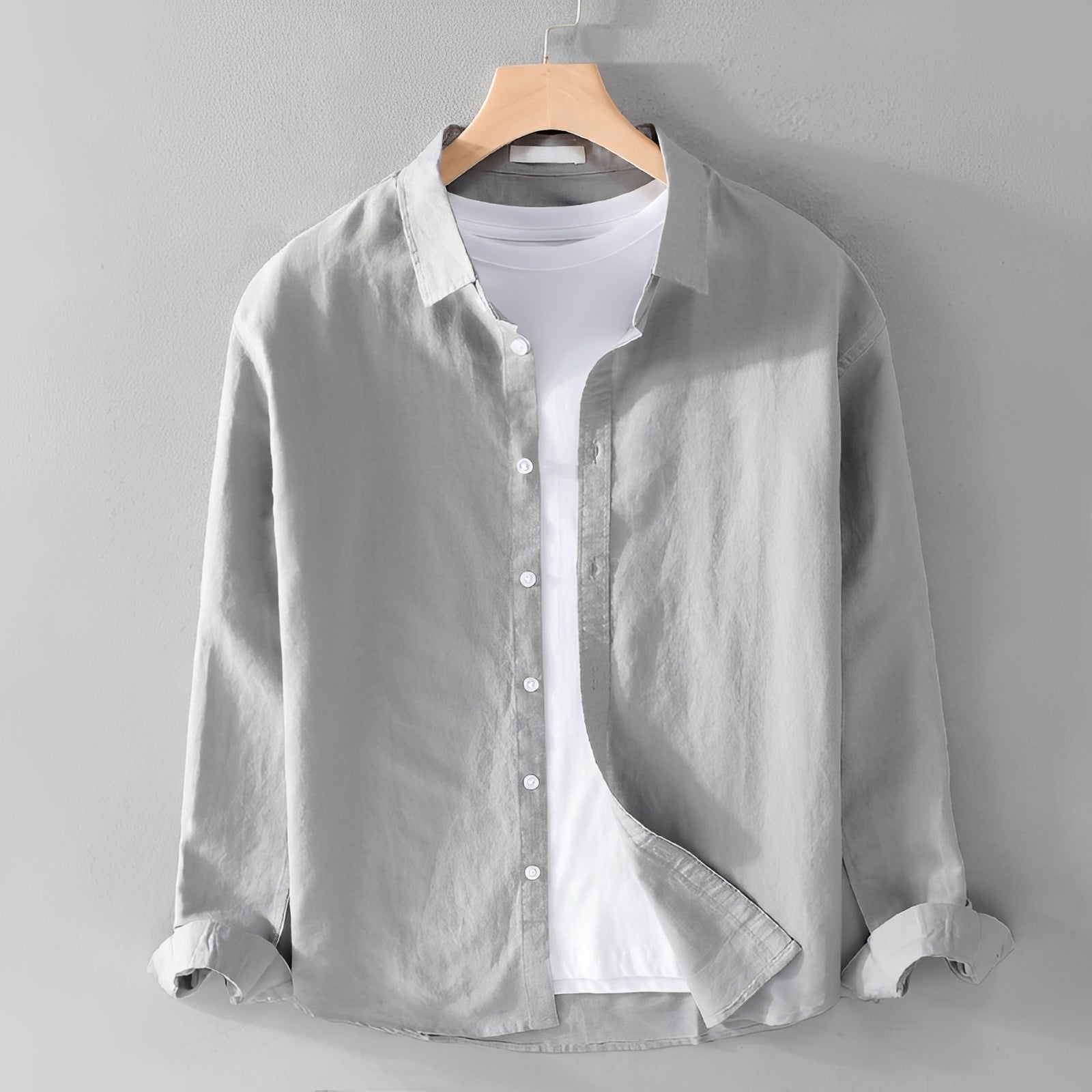Rupert - Chemise Confortable à Manches Longues