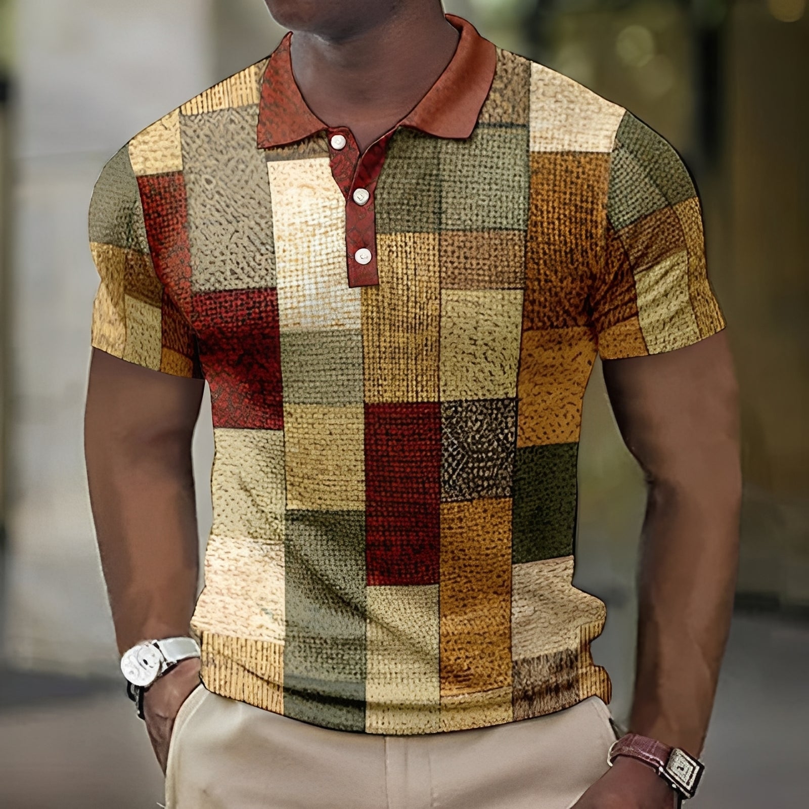 Jimmy - Chemise élégante à motifs de carreaux