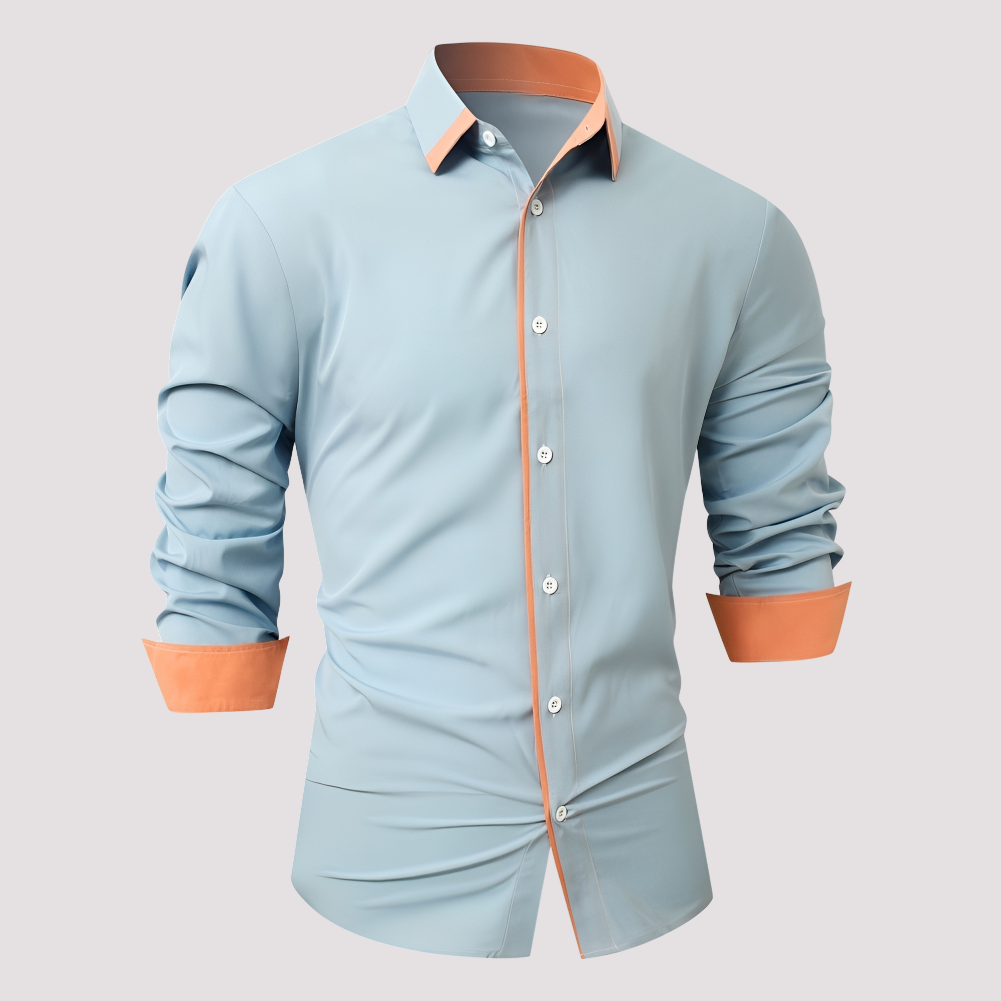 Samuel - Surchemise chic à manches longues pour hommes