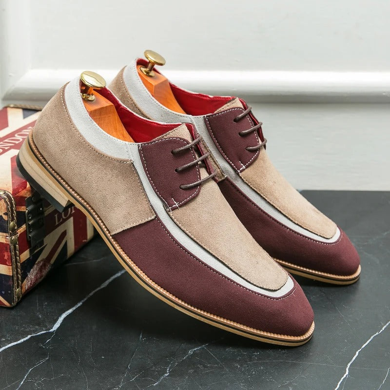 Theo - Souliers à lacets au design contrastant