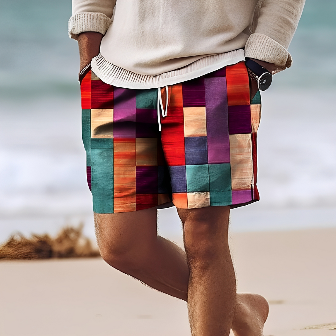 Aidan - Shorts de plage chic