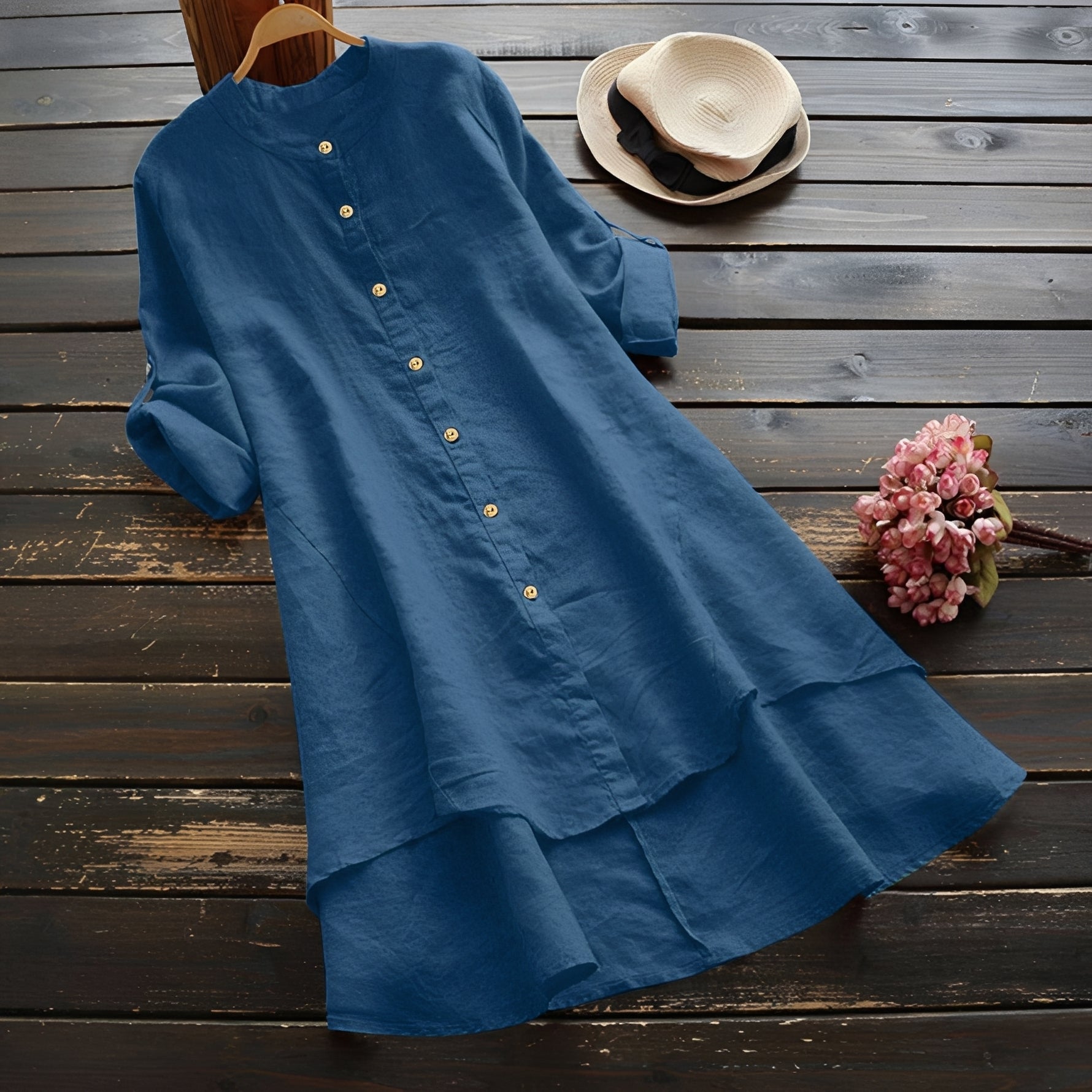 Mildred - Robe Élégante avec Fermetures