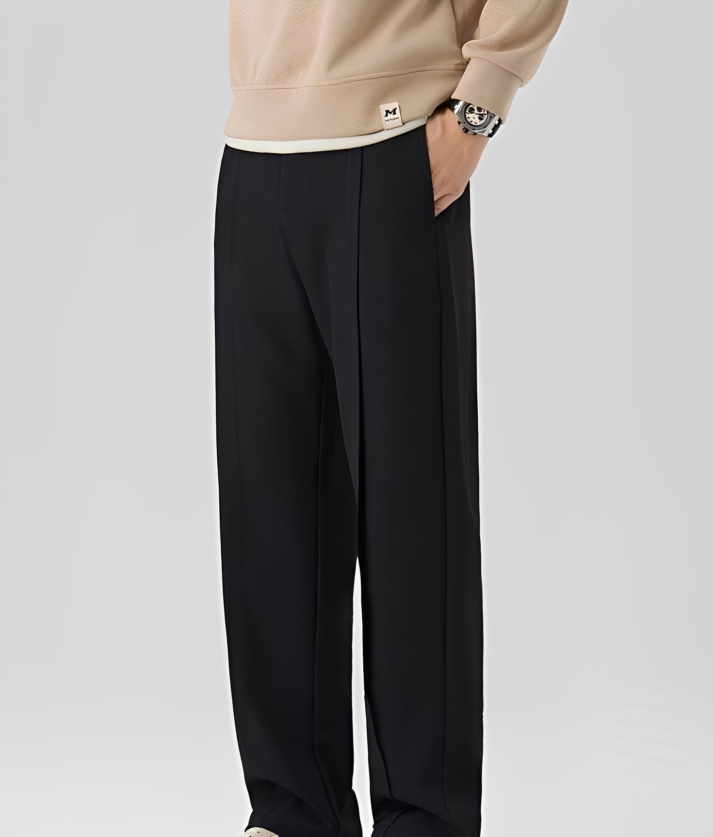 Lawrence - Pantalon Élégant et Drapé