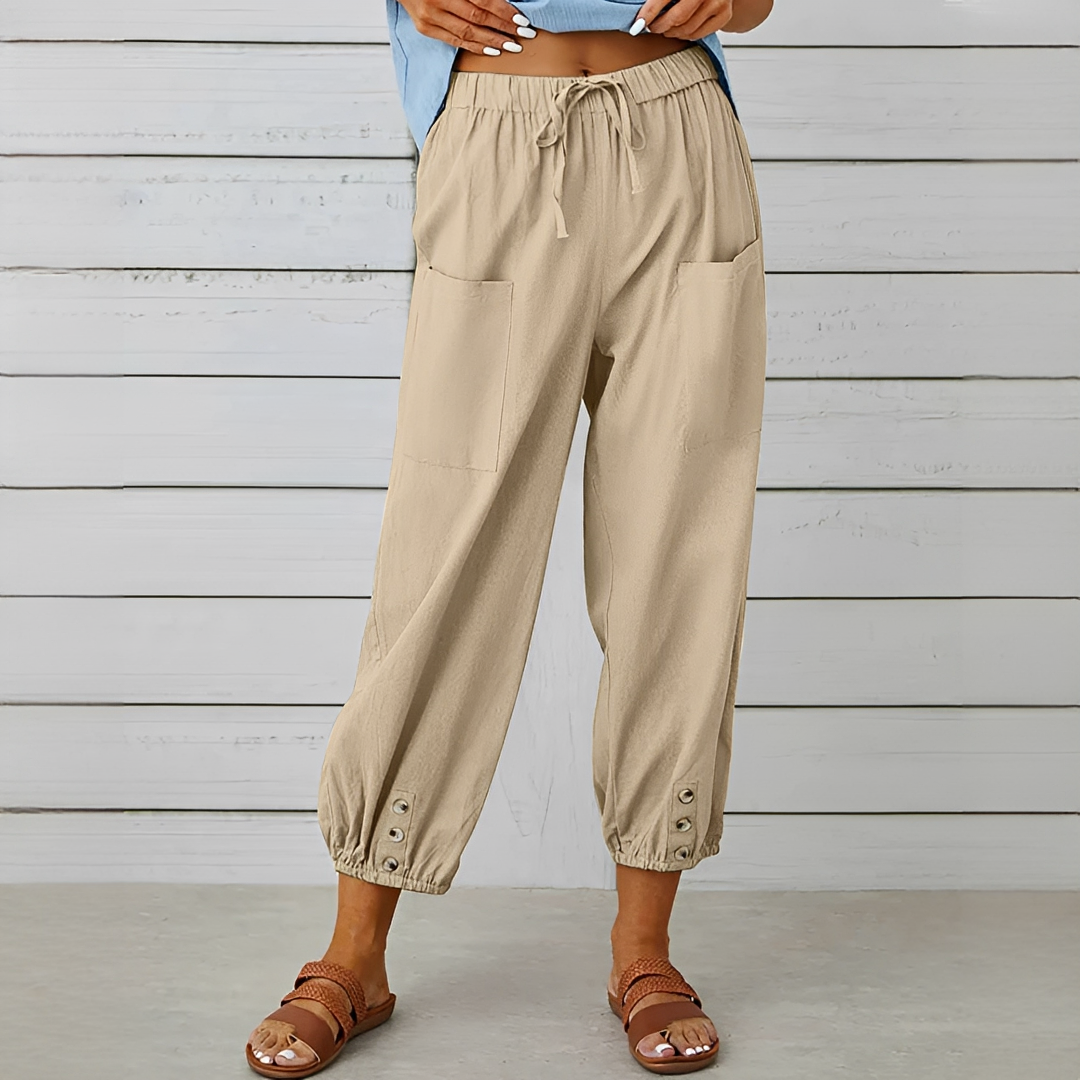 Scarlett - Pantalon confortable à lacets