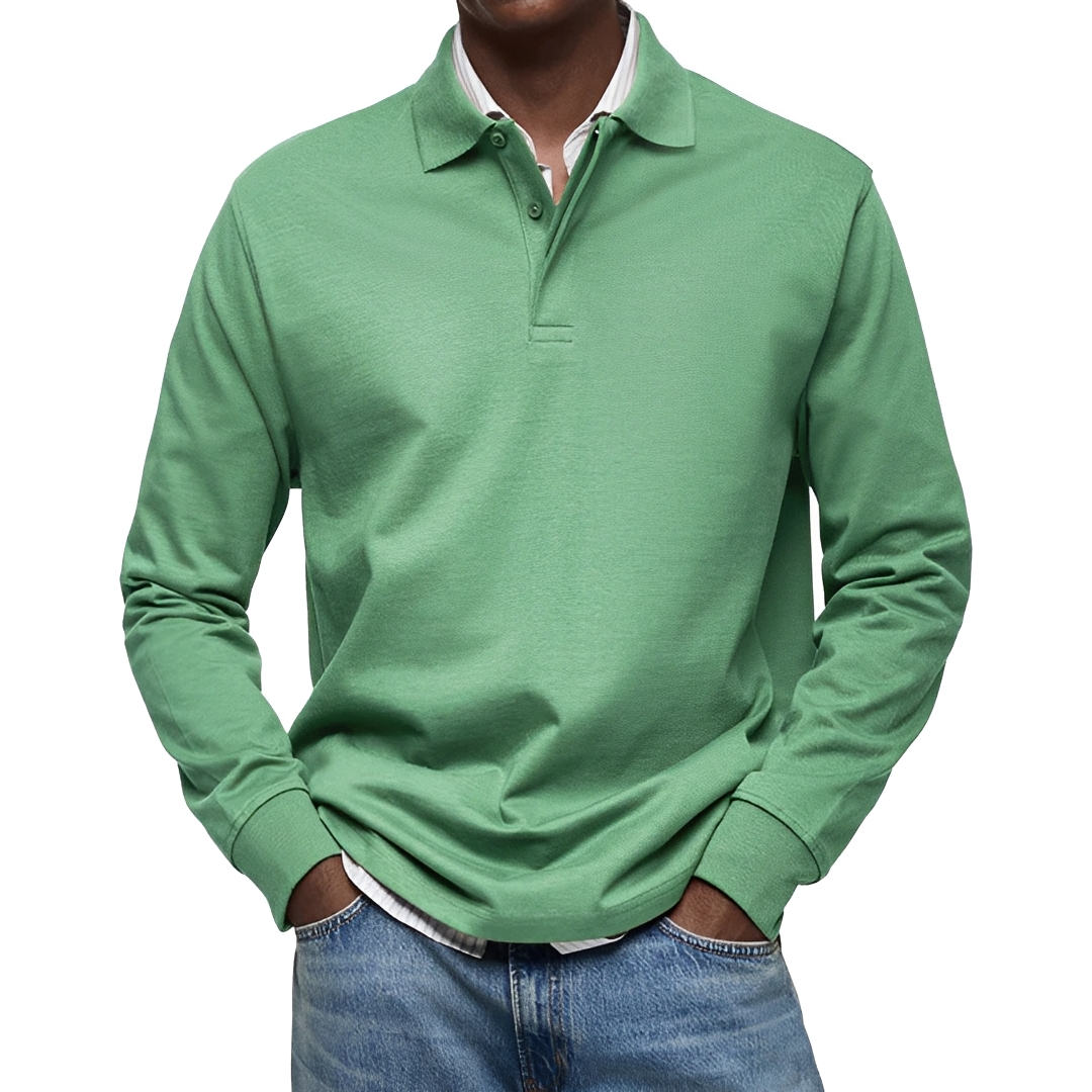 Argus - Polo à manches longues pour homme