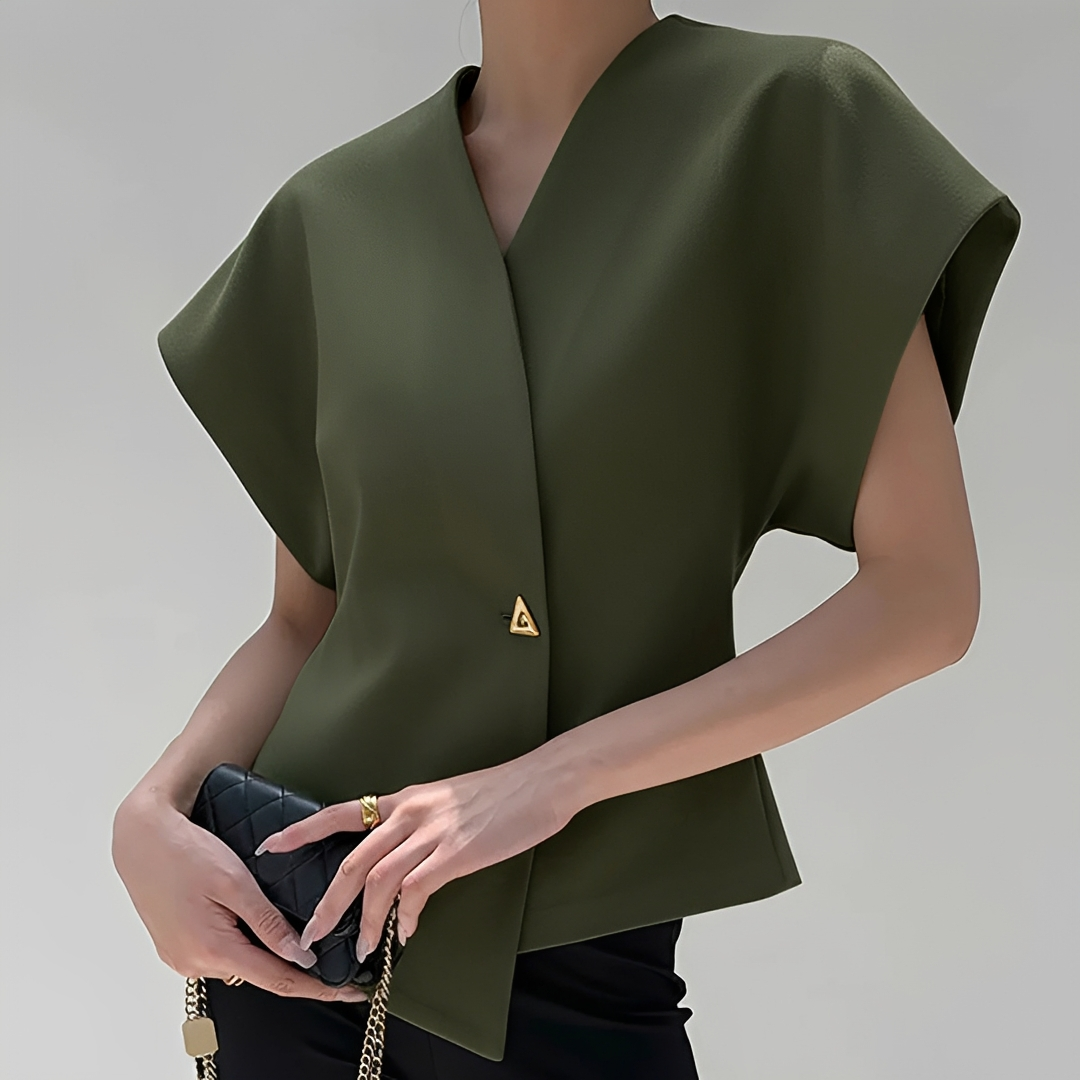 Ariella - Blouse stylée à col en V