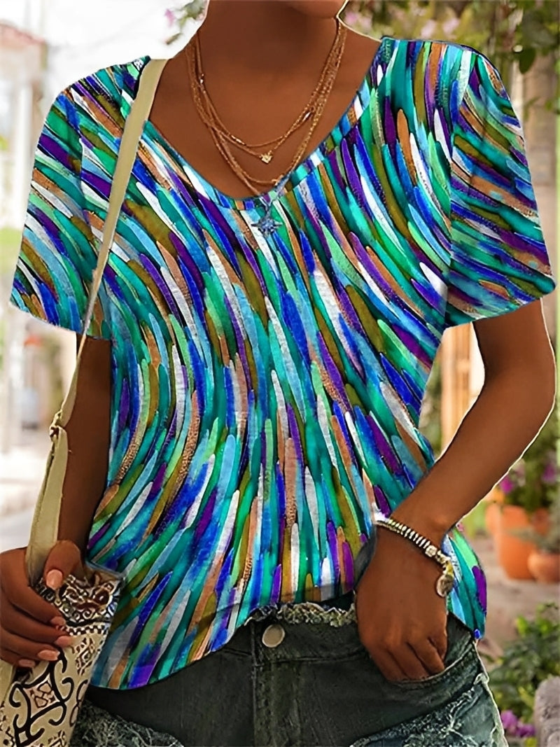 Alice - Élégante chemise à motif
