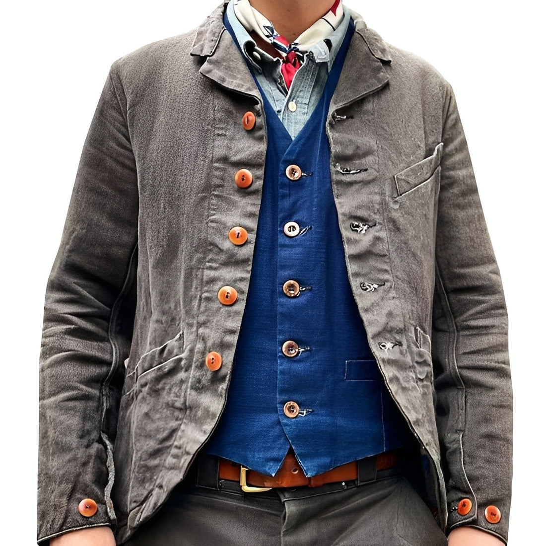 Rick - Veste ample avec plusieurs poches