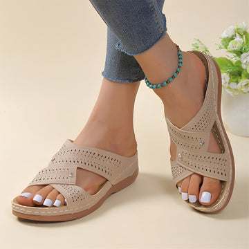 Rhonda - Sandales Élégantes avec Brides Croisées