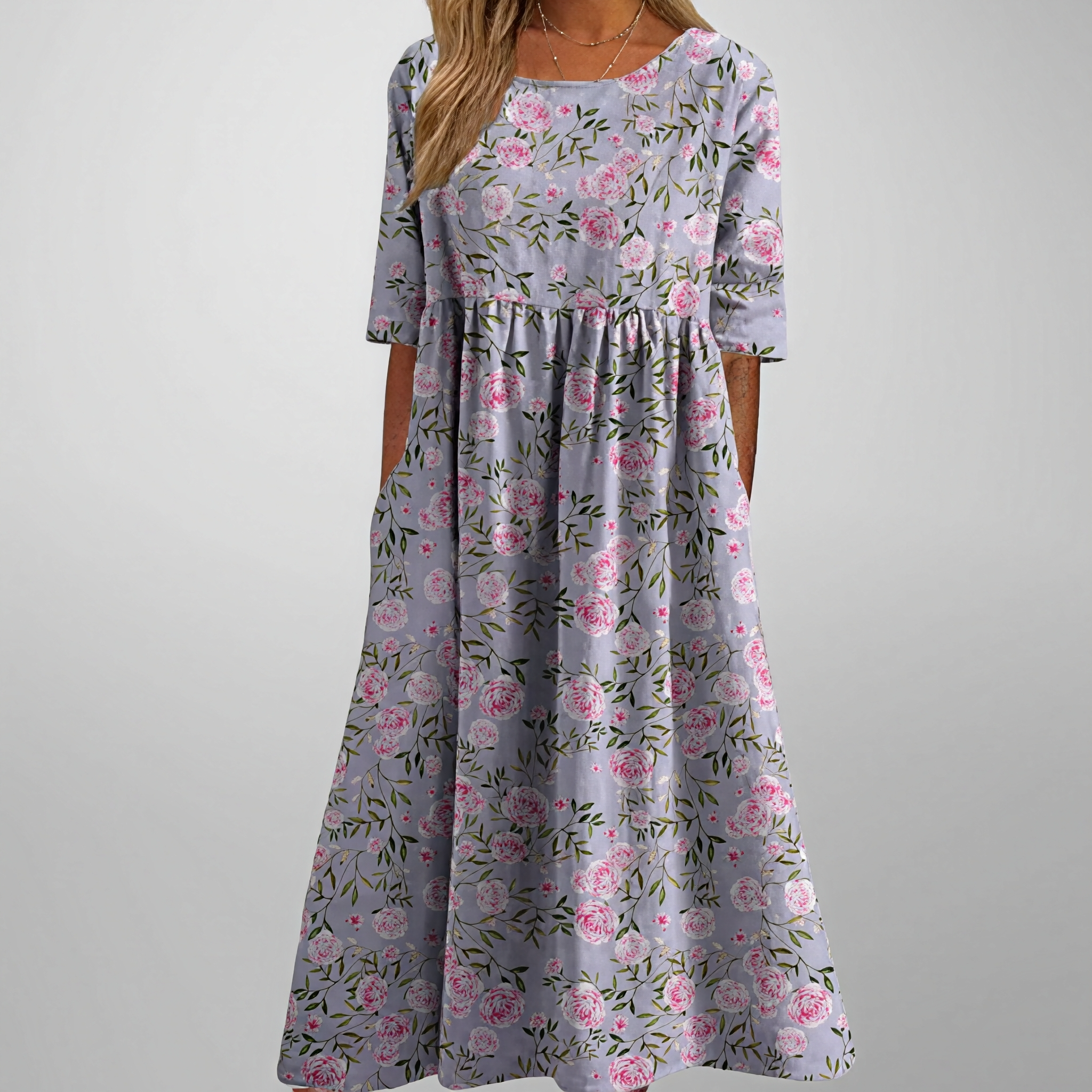 Gail – Robe maxi florale pour femmes