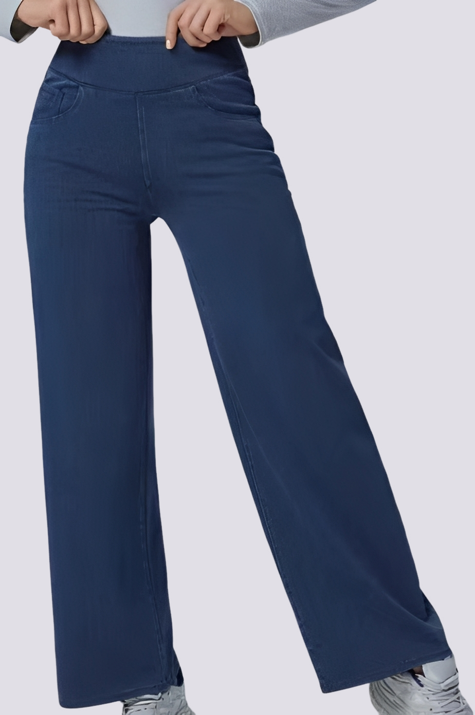 Carrie - Pantalon élégant taille haute