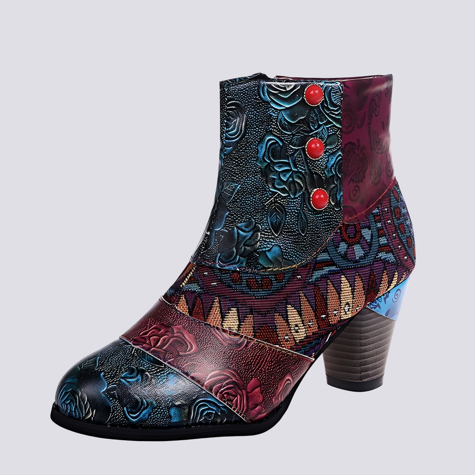 Emma - Bottes bohèmes multicolores