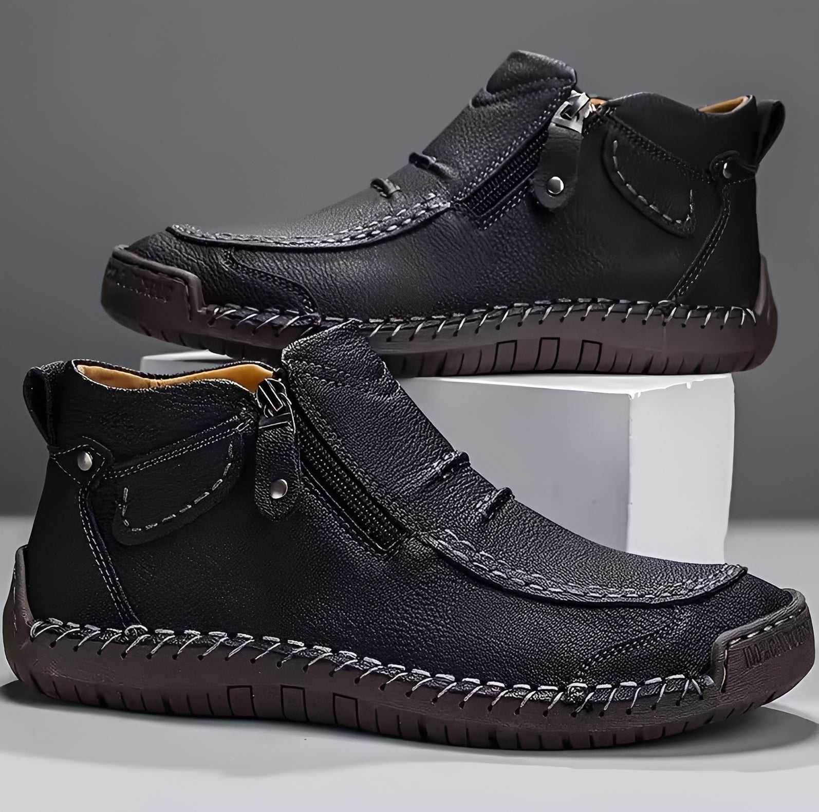 David - Chaussures avec fermeture éclair élégante