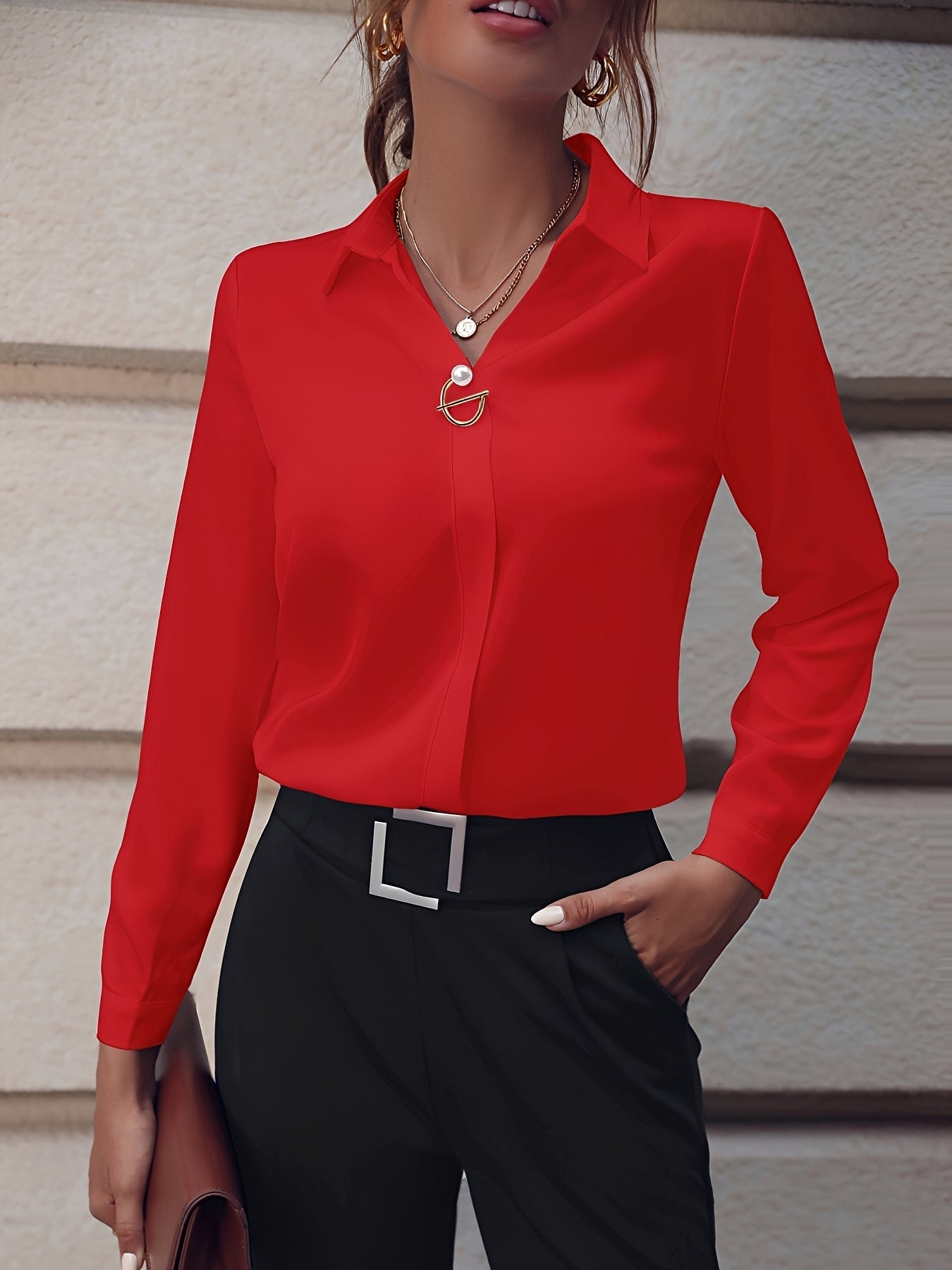 Erica - Chemise élégante à manches longues