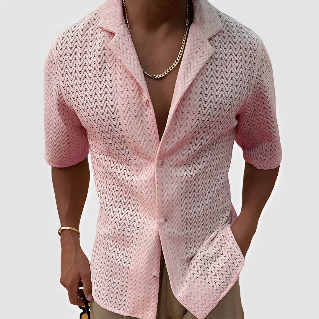 Bernie - Chemise d'été légère et aérée pour homme