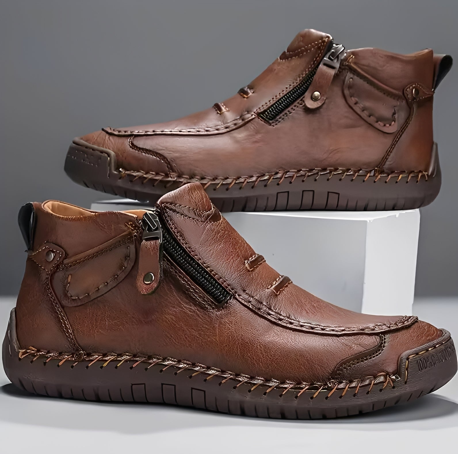David - Chaussures avec fermeture éclair élégante