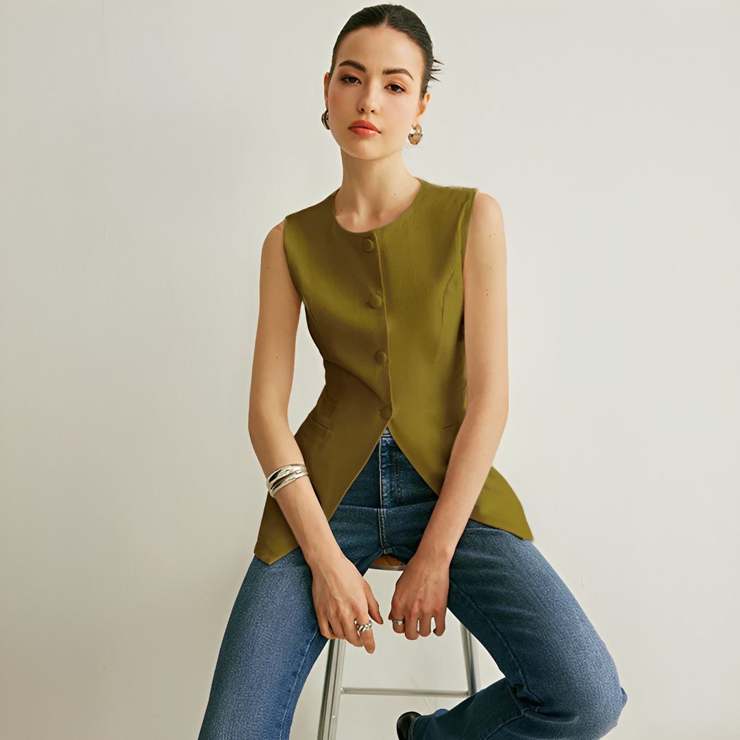Nyla - Veste Élégante Sans Manches