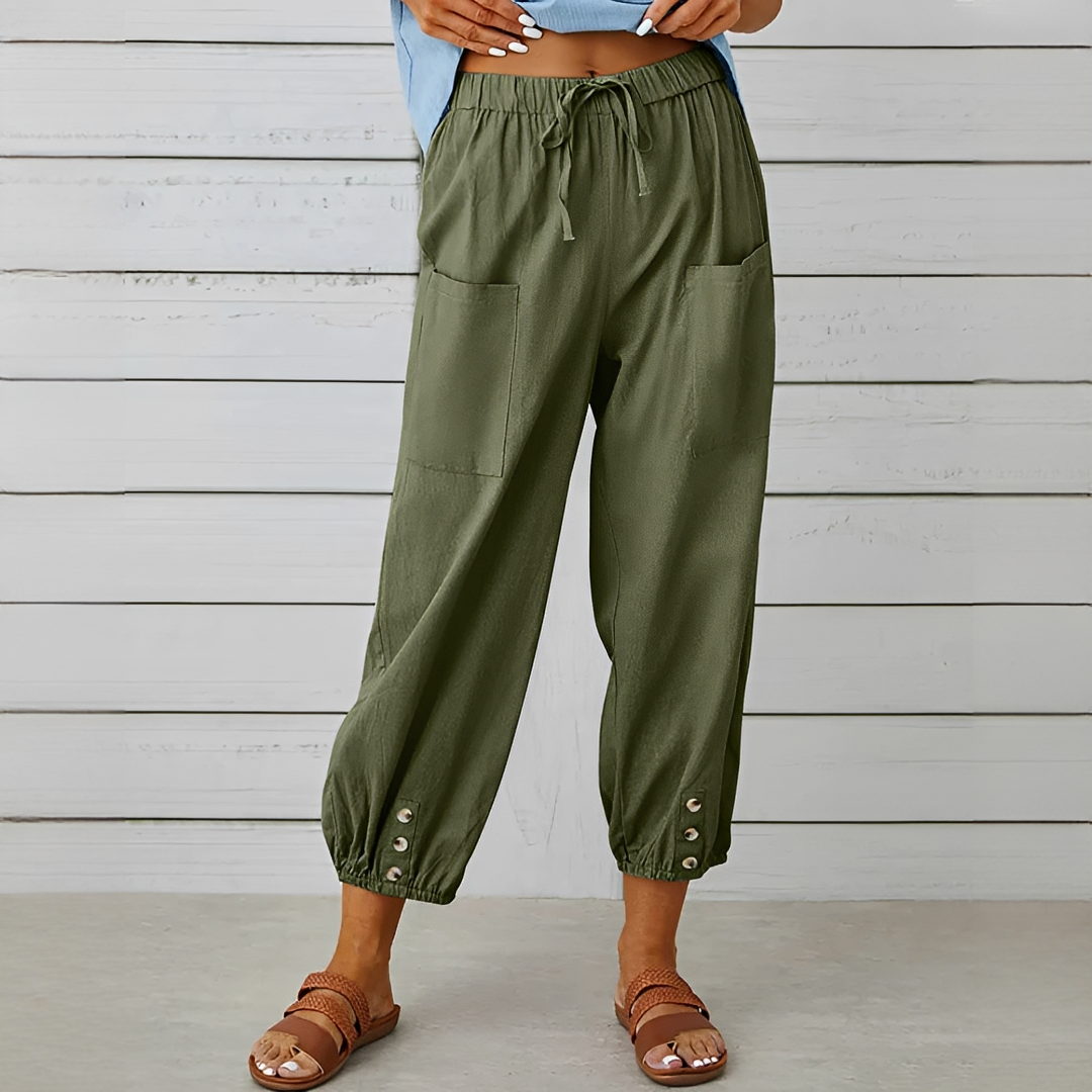Scarlett - Pantalon confortable à lacets