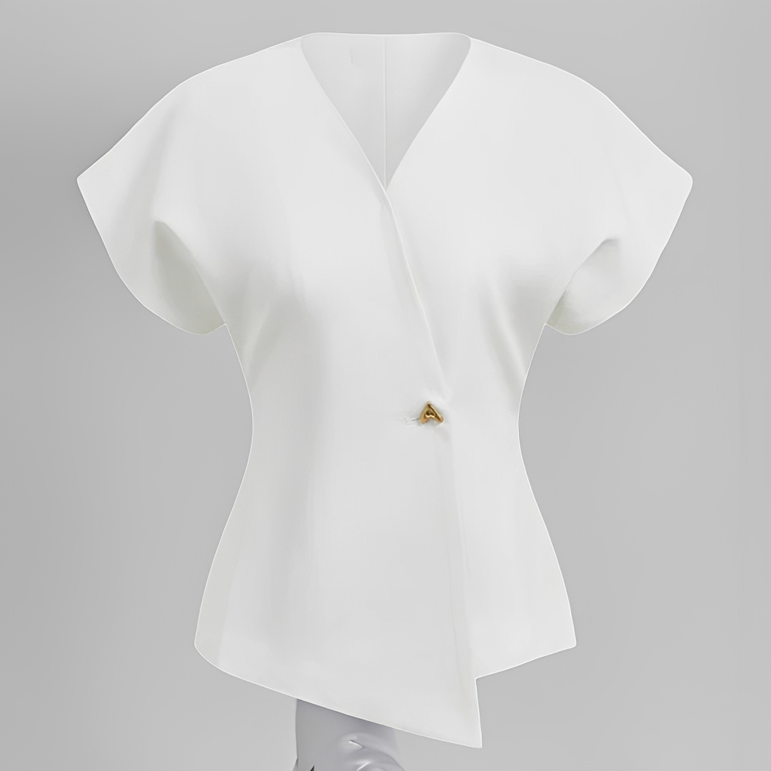 Ariella - Blouse stylée à col en V