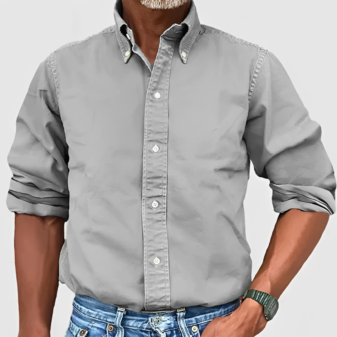 Edmond - Chemise homme classique à manches longues