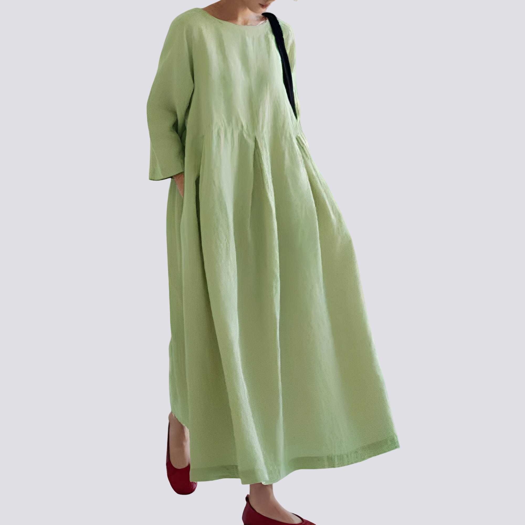 Veronica - Robe quotidienne avec poches pour femmes